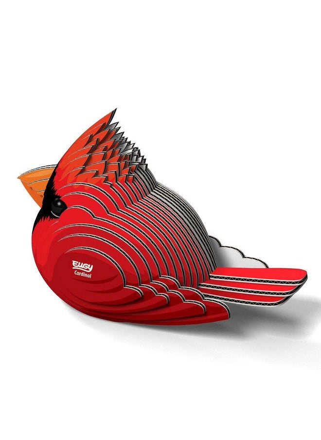 Cardinal 3D Puzzle, 27 Piece Eco-Friendly Educational Toy Puzzles For Boys, Girls & Kids Ages 6+