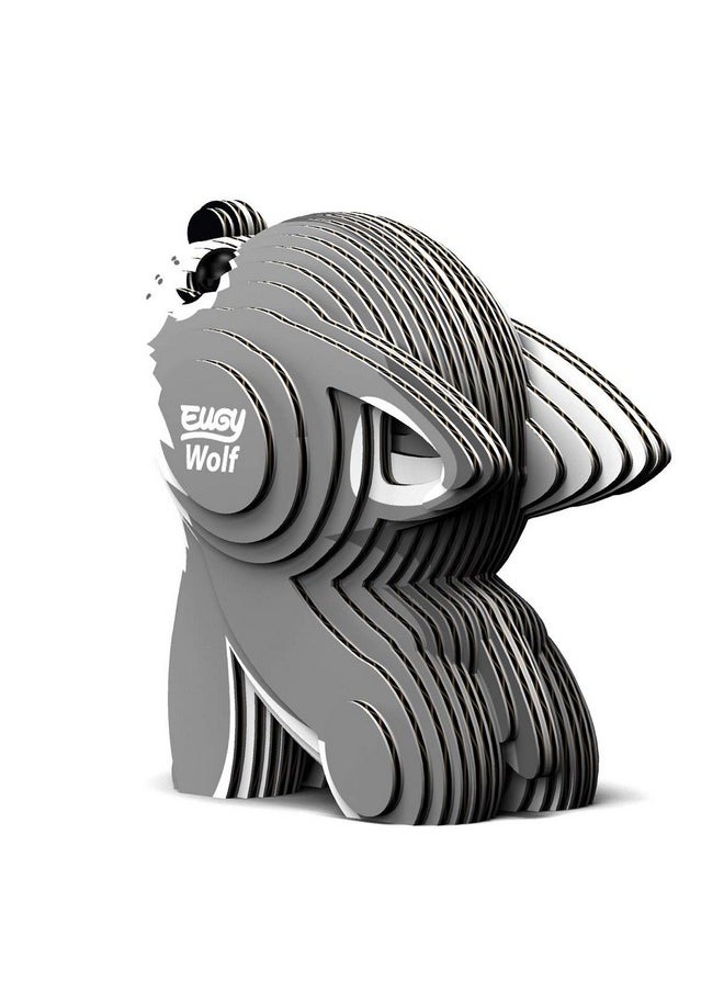 Wolf 3D Puzzle, 24 Piece Eco-Friendly Educational Toy Puzzles For Boys, Girls & Kids Ages 6+
