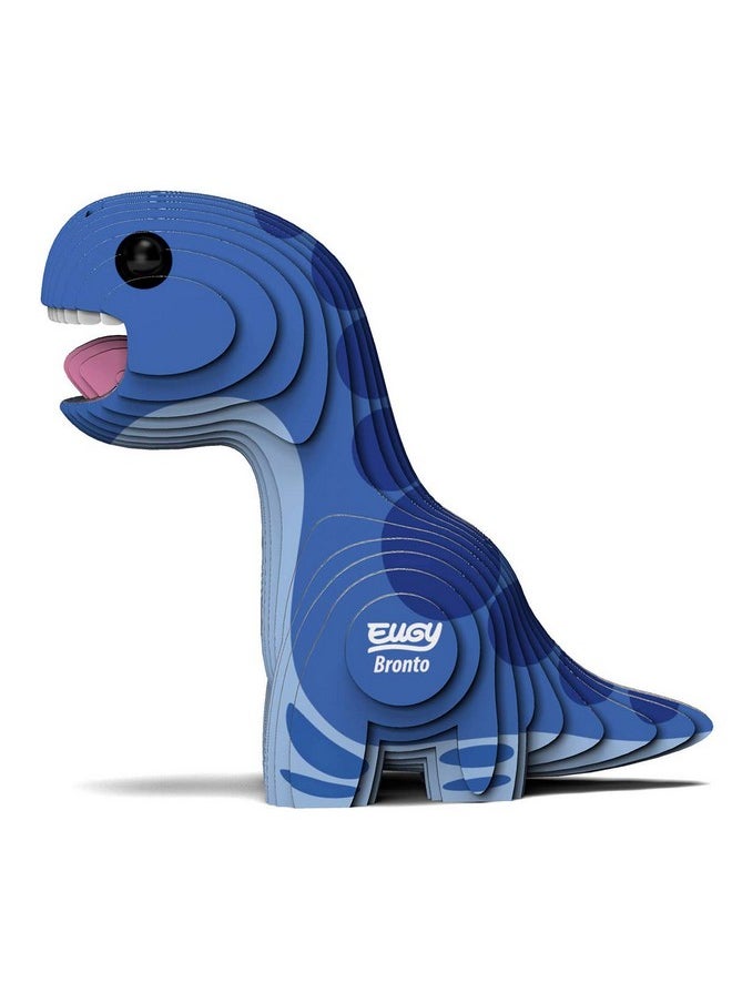 Brontosaurus Dinosaur 3D Puzzle, 28 Piece Eco-Friendly Educational Toy Puzzles For Boys, Girls & Kids Ages 6+