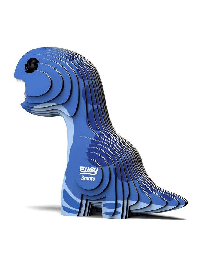Brontosaurus Dinosaur 3D Puzzle, 28 Piece Eco-Friendly Educational Toy Puzzles For Boys, Girls & Kids Ages 6+