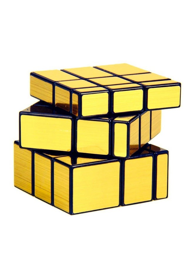 Mirror Cube 3X3 Cube High Speed Gold Mirror Magic Cube 3X3 Mirror Cube Brainstorming Puzzle Game Toy, Kids And Professionals