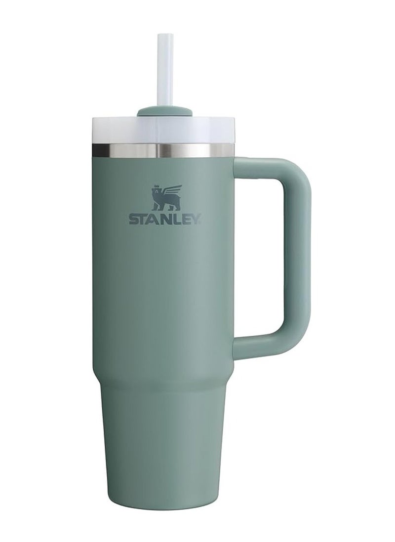 Stanley Quencher H2.0 FlowState Tumbler 30OZ SHALE Stainless Steel Vacuum Insulated with 3-Position Lid and Straw Perfect for Water Iced Tea Coffee On-the-Go Hydration Ideal Gift Stanley Cup