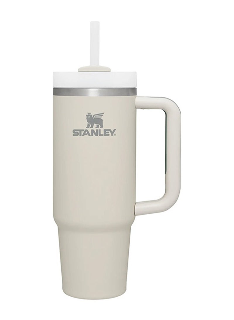 Stanley Quencher H2.0 FlowState Tumbler 30OZ DUNE Stainless Steel Vacuum Insulated with 3-Position Lid and Straw Perfect for Water Iced Tea Coffee On-the-Go Hydration Ideal Gift Stanley Cup