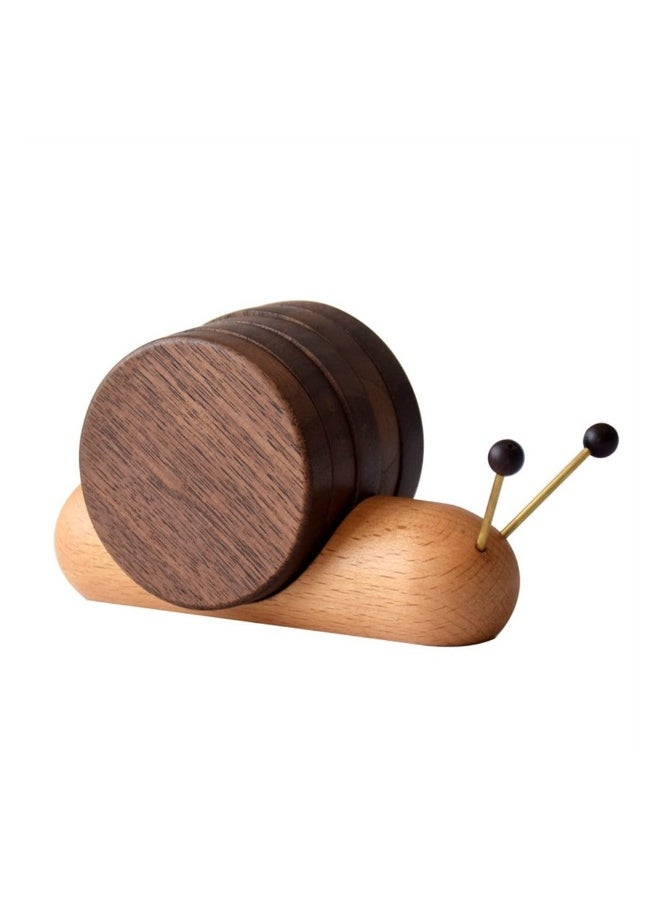 Wood Coaster Set