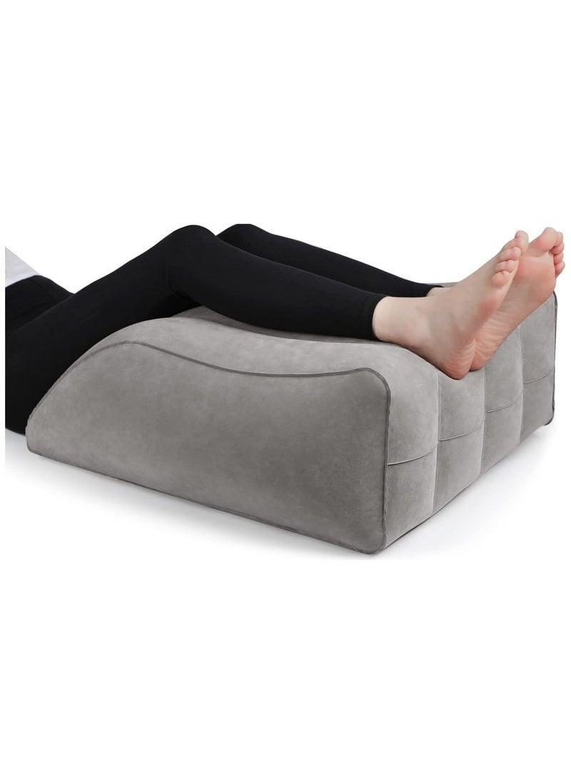 Leg Elevation Pillow Inflatable Wedge Pillows Comfort Leg Pillows for Sleeping Improve Circulataion and Reduce Swelling Suitable for Improving Sleep Quality Pregnant Surgery and Injury Recovery