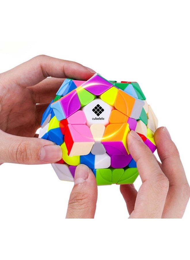 Drift Megaminx V2 Cube (2024 New Improved Version) | 12-Sided Fun And Challenging Puzzle With Ridge Design | Smooth Turning Dodecahedron | Perfect For Speed-Cubing | Ideal For Kids & Adults