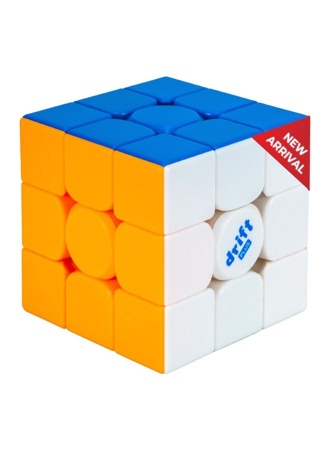 Drift 3M Plus V2 3X3 (Magnetic) (2024 New Upgraded Version) | Based On Moyu Rs3M V5 | Dual-Adjustment System | Speedcube For Kids & Adults | Magic Speedy Stress Buster Brainstorming Puzzle