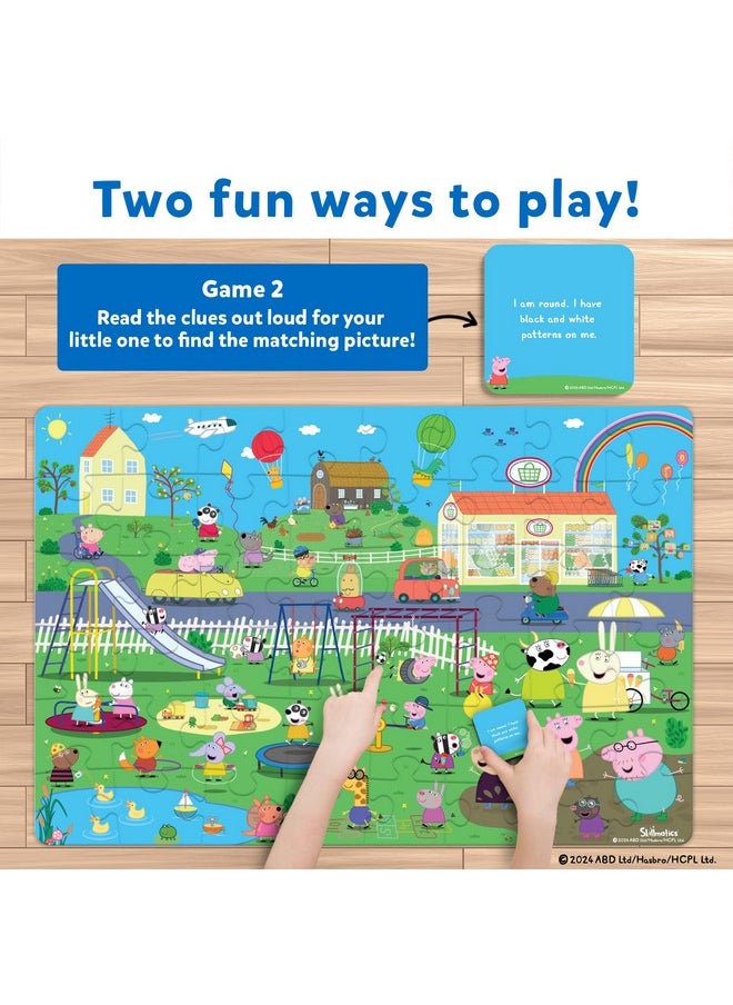 Peppa Pig Floor Puzzle & Game - Piece & Play, Jigsaw & Toddler Puzzles, Educational Toy, Gifts For Girls & Boys Ages 3, 4, 5, 6, 7 (48 Pieces, 3 X 2 Feet)