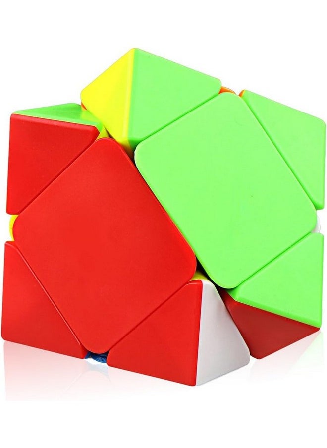 Drift Skewb Stickerless Speedcube Puzzle For Kids & Adults | Fast & Smooth Stress Buster | Brain-Boosting Challenge For Kids And Adults (Multicolour)