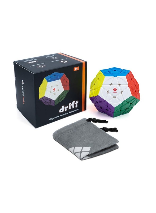 Drift Megaminx Magnetic Stickerless Speedcube - Precision Puzzle For Competitive Solvers, Kids & Adults | Smooth Turning, Durable Design, Ideal For Brain Teasers And Speedcubing Challenges