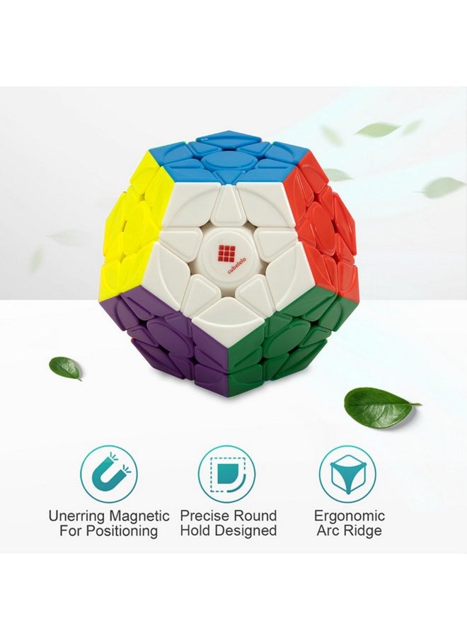 Drift Megaminx Magnetic Stickerless Speedcube - Precision Puzzle For Competitive Solvers, Kids & Adults | Smooth Turning, Durable Design, Ideal For Brain Teasers And Speedcubing Challenges