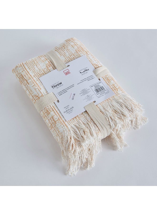 Nomadic Lux Blanket Stitch Throw 170 x 130 cm