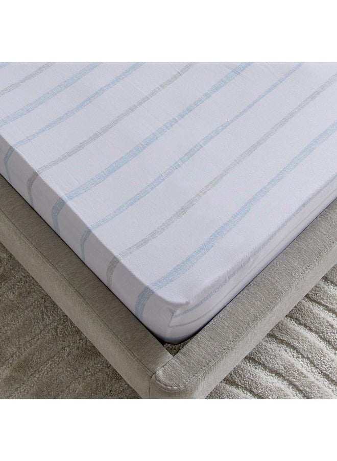 Aurora Jason Printed Cotton Twin Fitted Sheet 200 x 33 x 120 cm