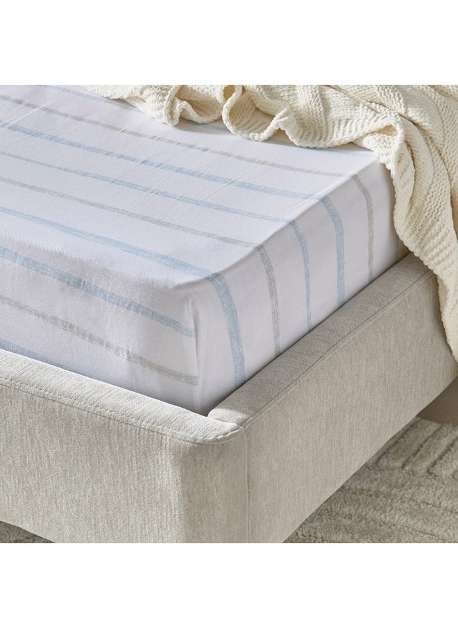 Aurora Jason Printed Cotton Twin Fitted Sheet 200 x 33 x 120 cm