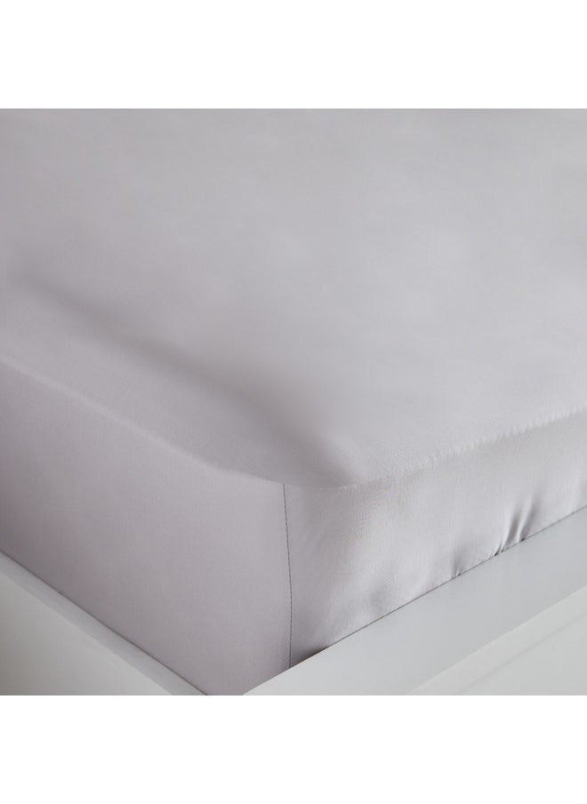 Purely Percale 300 TC Super King Fitted Sheet 200 x 200 x 40 cm