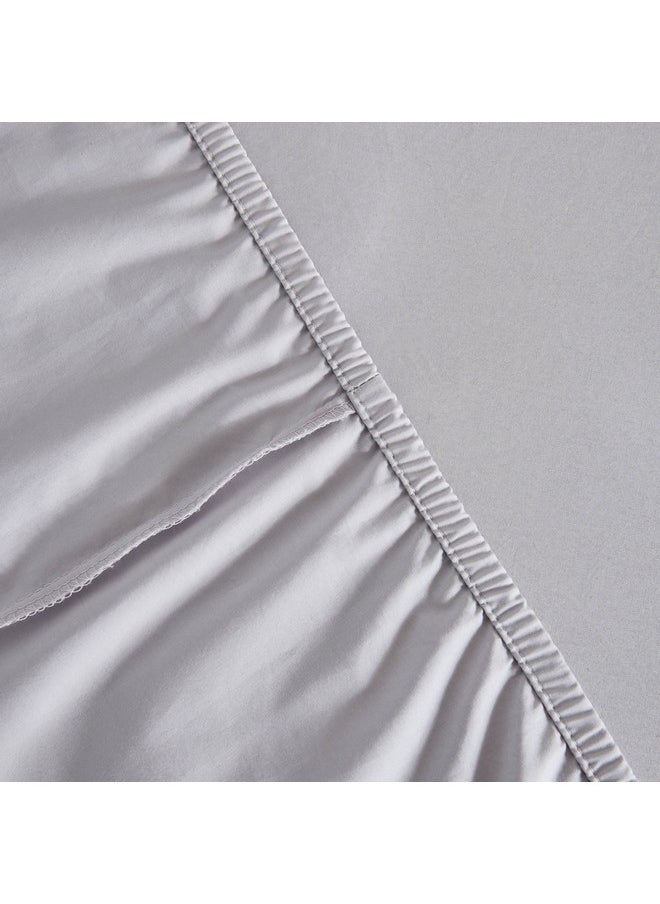 Purely Percale 300 TC Super King Fitted Sheet 200 x 200 x 40 cm