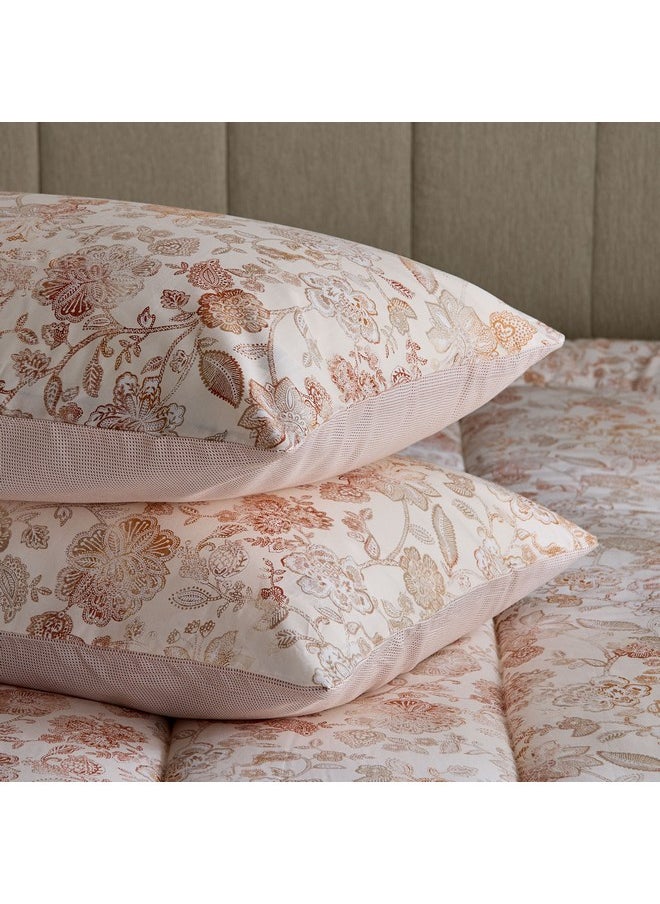 Valencia Dubbo 5-Piece BIAB Printed Cotton Twin Comforter Set 220 x 160 cm