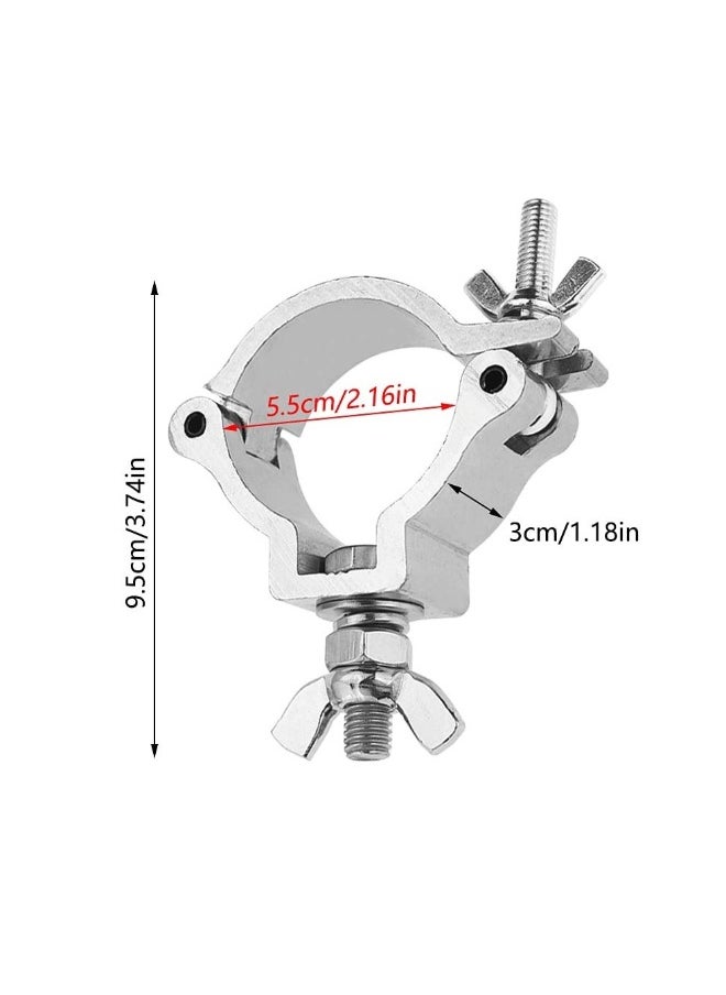 2Pcs Aluminum Alloy Truss Clamp, O Truss Clamp for Stage Light Clamp Moving Head Light Spotlight, Stage Lighting Accessories 48-51mm DJ Truss