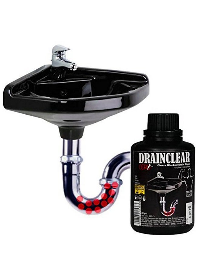 ® Drainclear 1.45% Ww (Dry Powder) To Clear Clogged Drains, Sinks And Pipes (190 Gm)