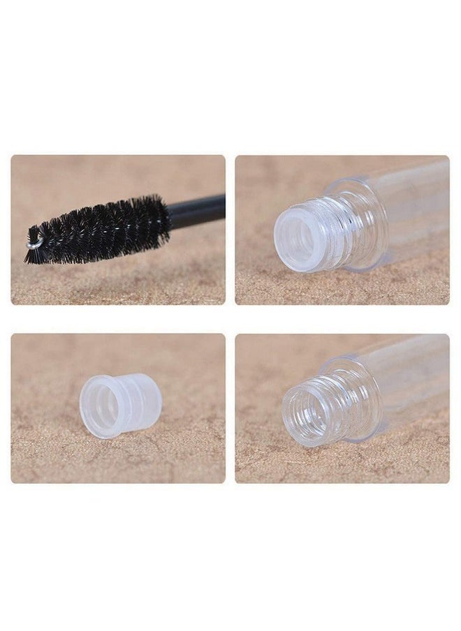 2Pcs 10Ml Empty Mascara Tube With Eyelash Wand, Eyelash Cream Container Bottles Transfer Pipettes For Applying Castor Oil And Diy Cosmetics 2 Pcs