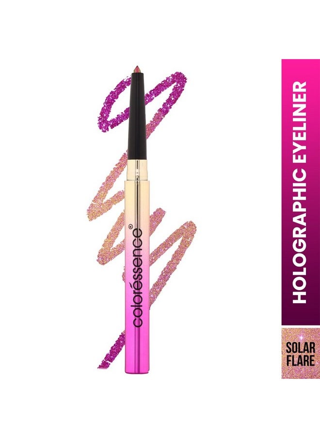 Multi-Dimensional Holographic Eyeliner | Shimmery Effect | Waterproof & Smudge Proof, Long Lasting Eyeliner With Easy Application | Shade - Solar Flare 0.35G