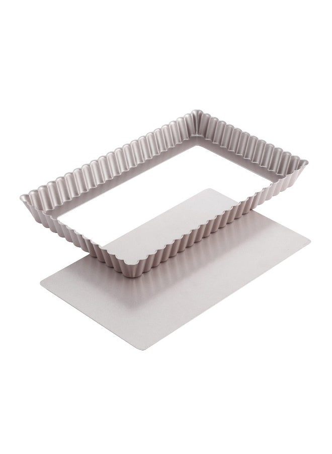 Rectangle Tart Pan 7x11 Inch with Removable Loose Bottom