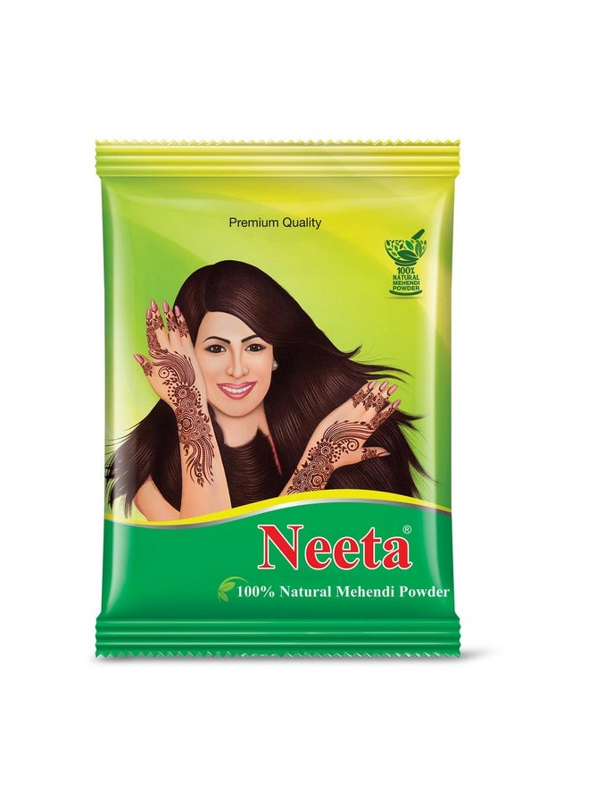 - 100% Pure Henna Powder (Mehendi Powder) - Natural Color - 500G, Anti-Dandruff & Natural Conditioning Hair Colour For Men & Women