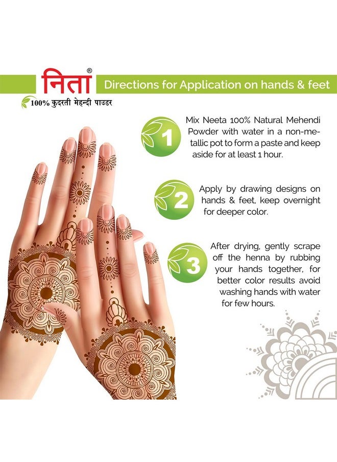 Natural Mehendi Powder 500Gm (Pack Of 2)