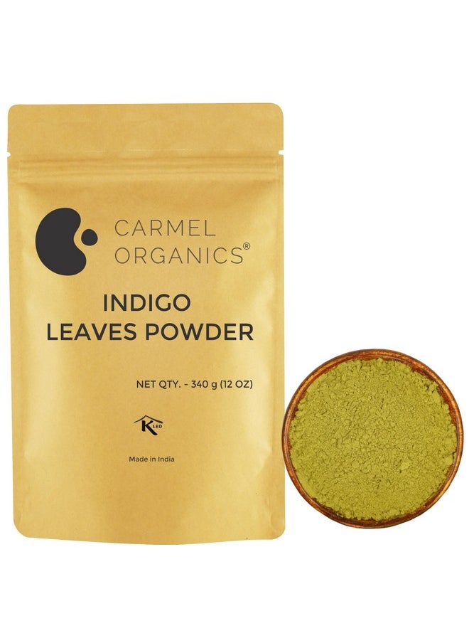 Indigo Leaves Powder (340 Grams) For Hair Colour | Natural | No Added Colour Or Preservatives | Avuri Akulu Powder | Indigofera Tinctoria Powder
