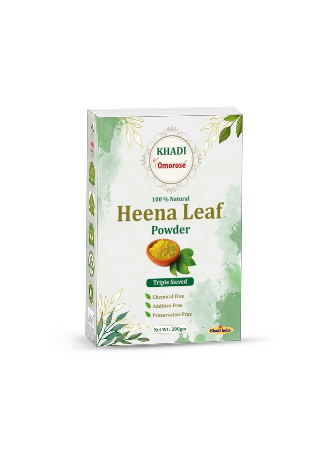 Heena (Mehendi) Powder For Hair Color | 200 Gram | Natural | Triple Sieved | Resealable Stand Zipper Pouch