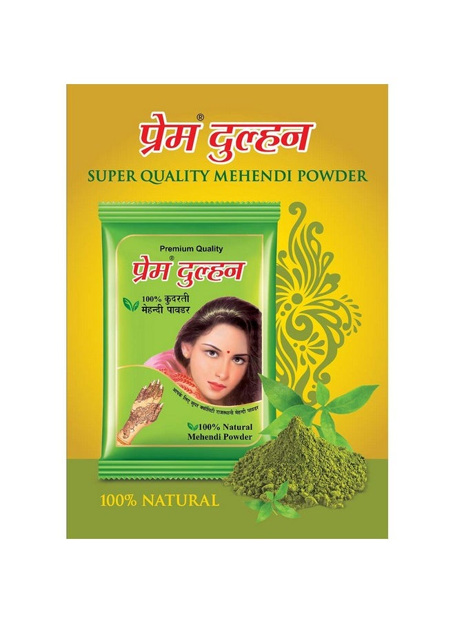 100% Natural Henna Mehandi Powder For Men And Women | Natural Henna Powder For Hair | Free From Harsh Chemicals | Suitable For All Hair Types (15 Grm (Pack Of 25))