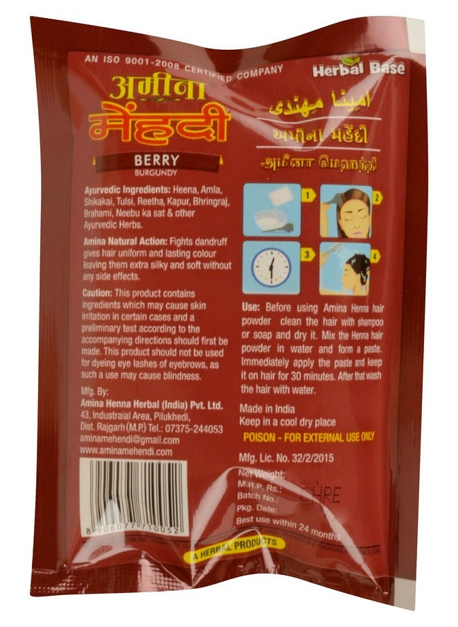 Henna, Burgundy, 300 G (Pack Of 10)