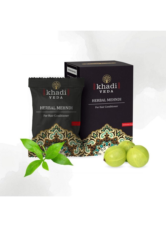 Herbal Mehndi Henna Powder 100Gm Each (Pack Of 3)(Black)