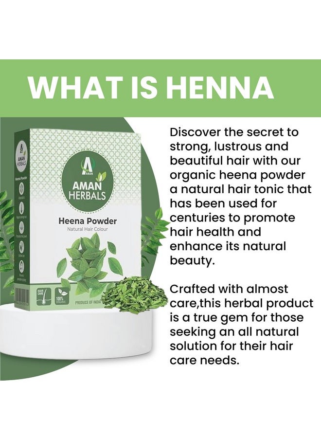 Herbals - Natural Organic Hair Care Perfect Combination Henna Powder And Indigo Powder Combo Of 2 (Each 100 Gm)