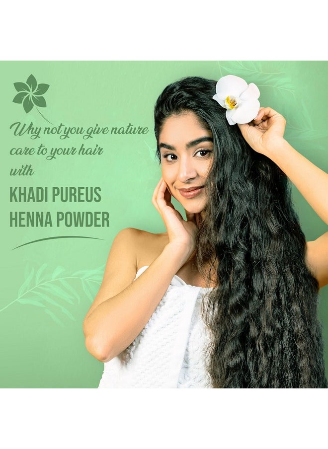 Pureus Herbals Pure Henna Indigo Powder Combo | 100% Natural Hair Dye For Rich Black & Brown Hair Color, Hair Growth & Conditioning, Repairs Hair Damage, Shiny Hair | Marudhani & Neelayamari Powder For Women & Men | No Preservatives, Parabens & No Chemical (100 + 100 Gm)