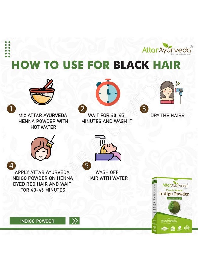 Indigo Powder For Black Hair (200 Grams)