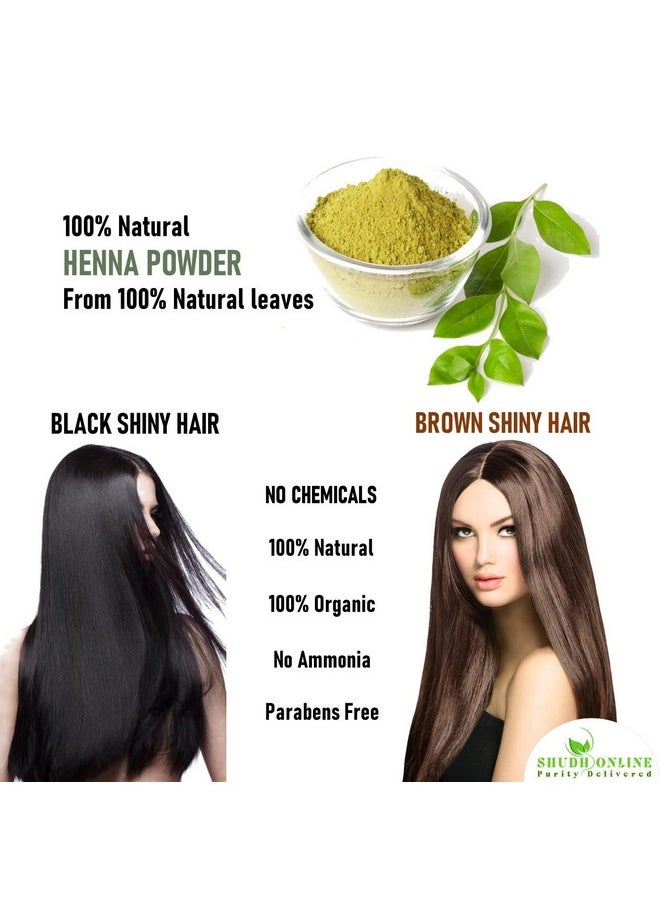 Henna Powder For Hair Colour, Mehandi Powder (500 Grams) Natural Mehndi For Grey Hair Care (Cassia Obovata), Bright Herbal Fresh Hena For Brown, Black Hair Growth