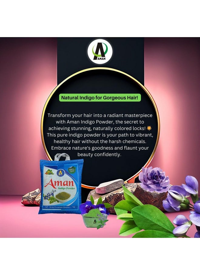 Herbals - 100% Natural And Ayurveda Neelamari Indigo Powder Natural Hair Colour Without Chemical (500 Gm Pack Of 1)