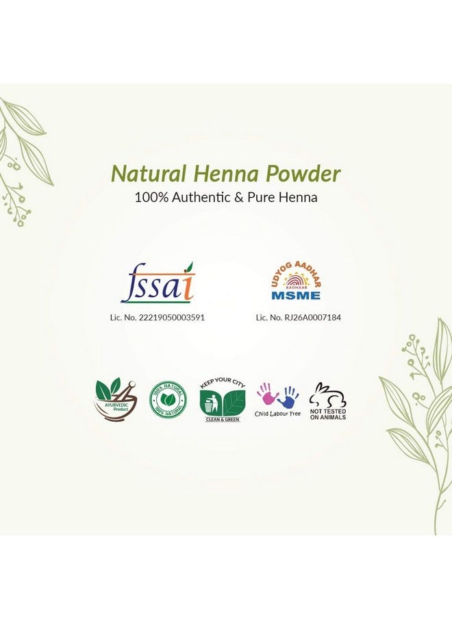 World Organic Natural Henna Powder For Hair Care | Hair Color | Hair Dye & Hair Fall Control (200Gm)