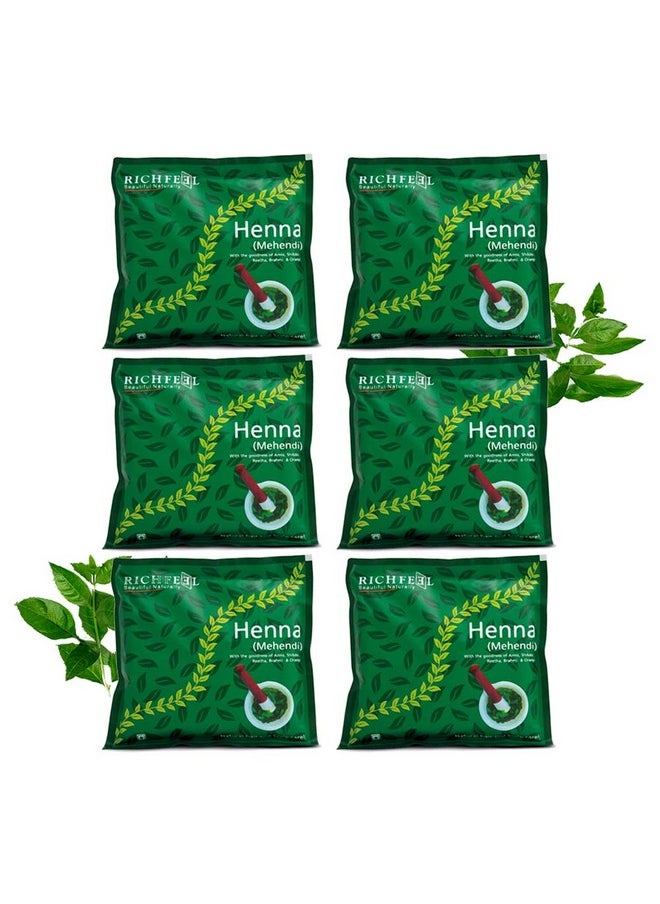 Heena Mehendi Powder 100G Each Pack Of 6