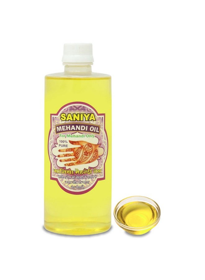 Henna Mahendi Saniya Oil For Making Mahendi Cones - 500 Ml