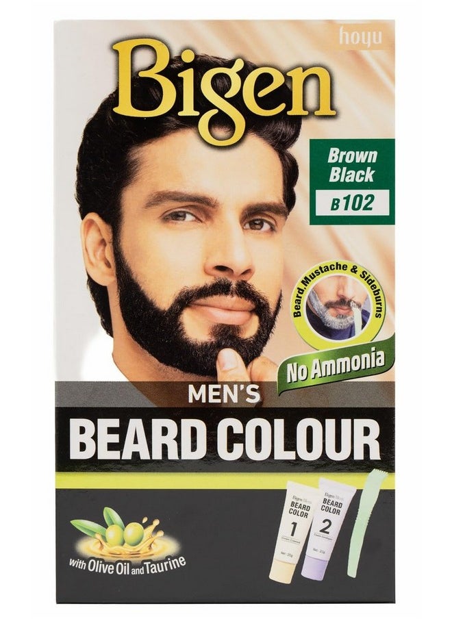 Men'S Beard Color, 40G - Brownish Black B102 (Pack Of 1)