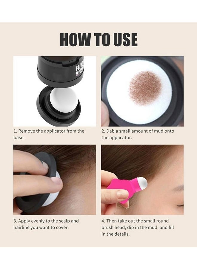 Root Touch Up, Dark Brown - Hairline Powder, Helps Cover Grey Roots & Bald Spots Instantly, Highly Pigmented, Fuller And Denser, Long-Lasting & Matte Finish, Super-Fine Powder For Flawless Application, 4G