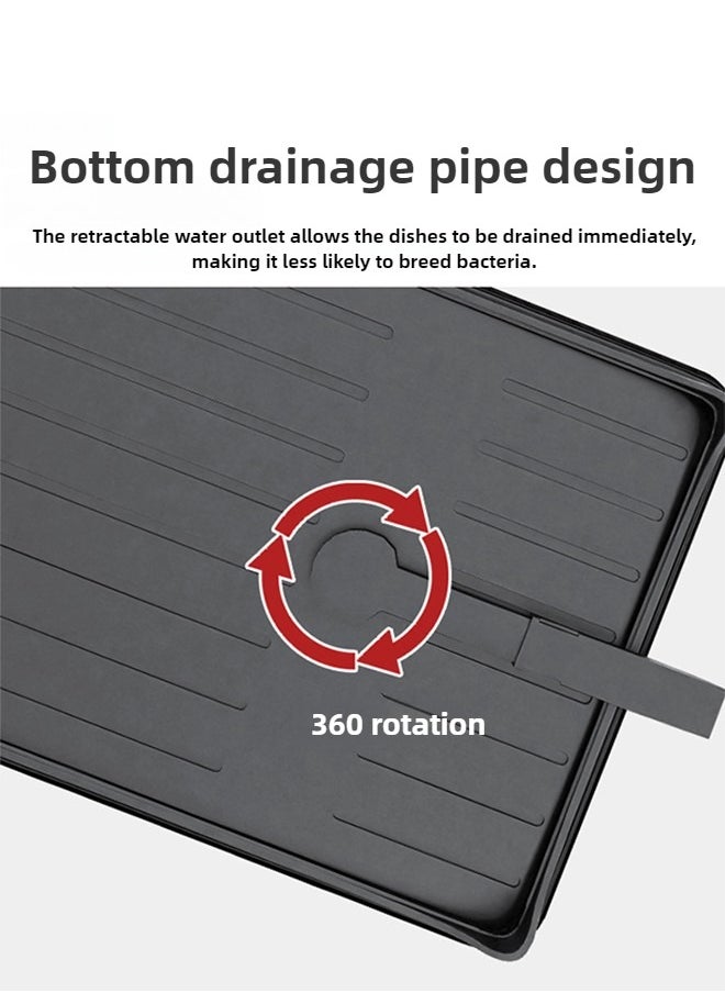 2 Layer Dish Rack  Drain Rack  Kitchen Dish Rack  Household Dish Rack Countertop Drying Rack