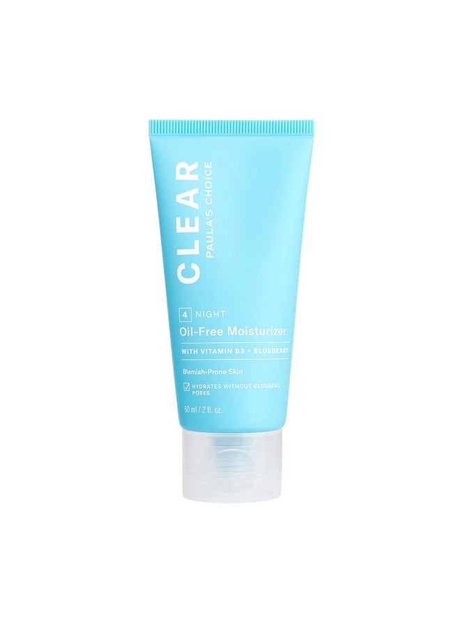 Clear Oil-Free Moisturizer, Lightweight Face Moisturizer For Acne-Prone Skin, Pore-Minimizing Niacinamide, Soothing Antioxidants, Ceramides To Calm Redness, 60 Ml