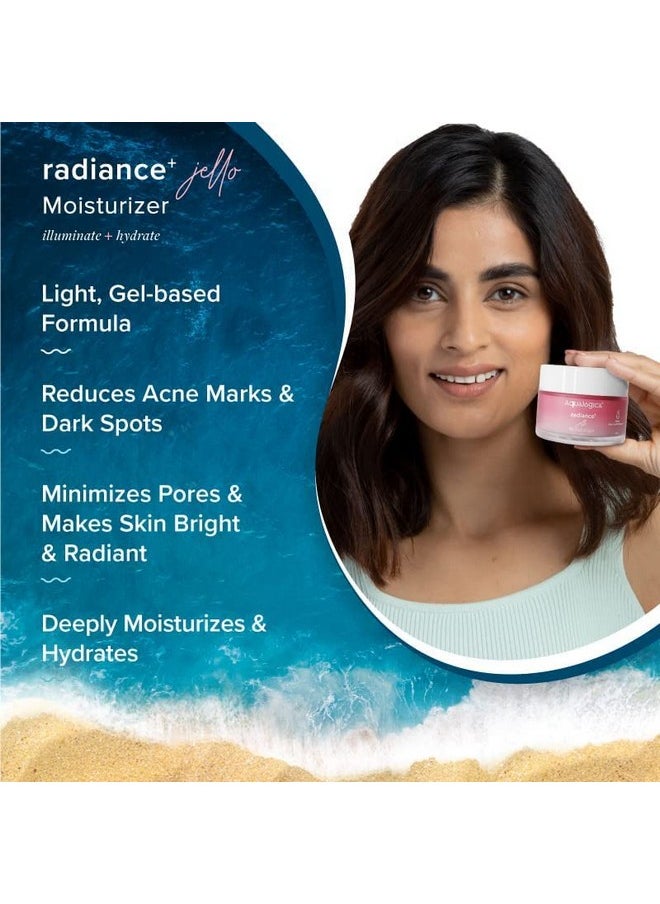 Radiance+ Jello Moisturizer Gel With Watermelon & Niacinamide For Pigmentation & Dark Spots - For Dry, Bright And Radiant Skin Of Women & Men -50G