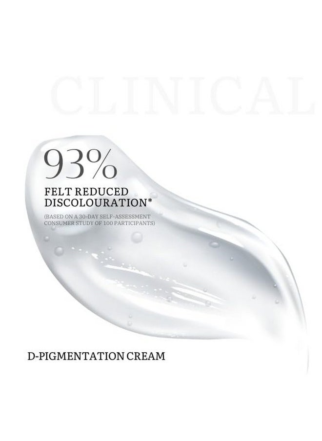 D-Pigmentation Cream (D-Tan Skin/Lightening) For Dullness, Uneven Texture, Dark Spots, Skin Tone 50 Gm | Removing Dark Spots | Advanced Premium Ingredients