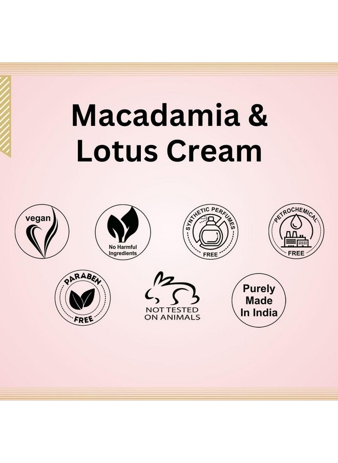 Macadamia & Lotus Cream (Anti Wrinkle) For Mature Skin - 50 Gm