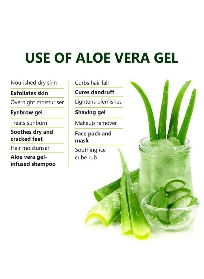 Pure Aloe Vera Skin Care Gel For Acne, Rash, 120G