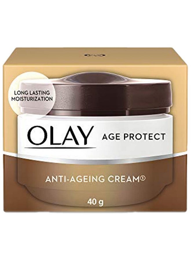 Age Protect Anti-Ageing Cream | Lightens Dark Spots And Reduces Wrinkles | Normal, Oily, Dry, Combination Skin | 40G